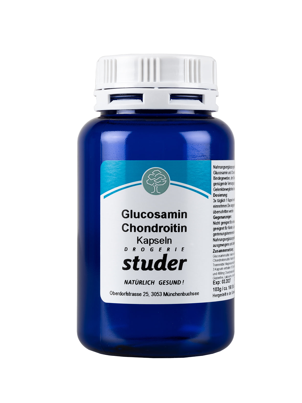 Studer GLUCOSAMIN CHONDROITIN KPS. 160 STK.