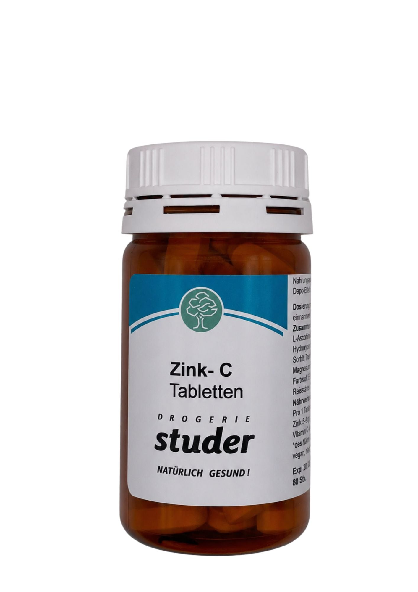 Studer Zink Vitamin C Tabletten 80 Stk.