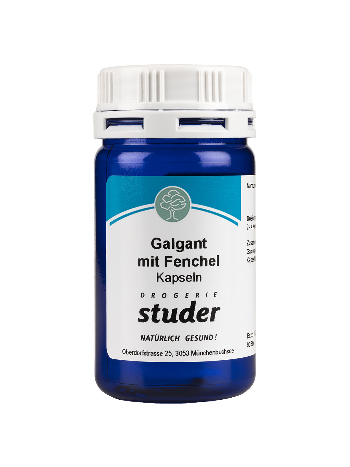 Studer Galgant mit Fenchel 90Stk.