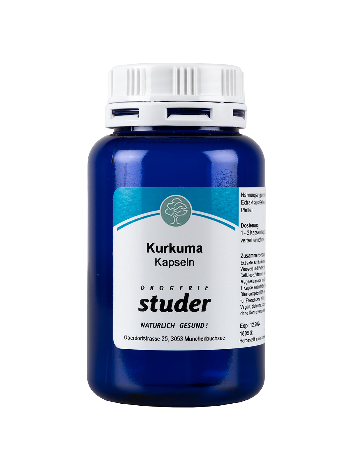 Studer KURKUMA KAPSELN 150 STK